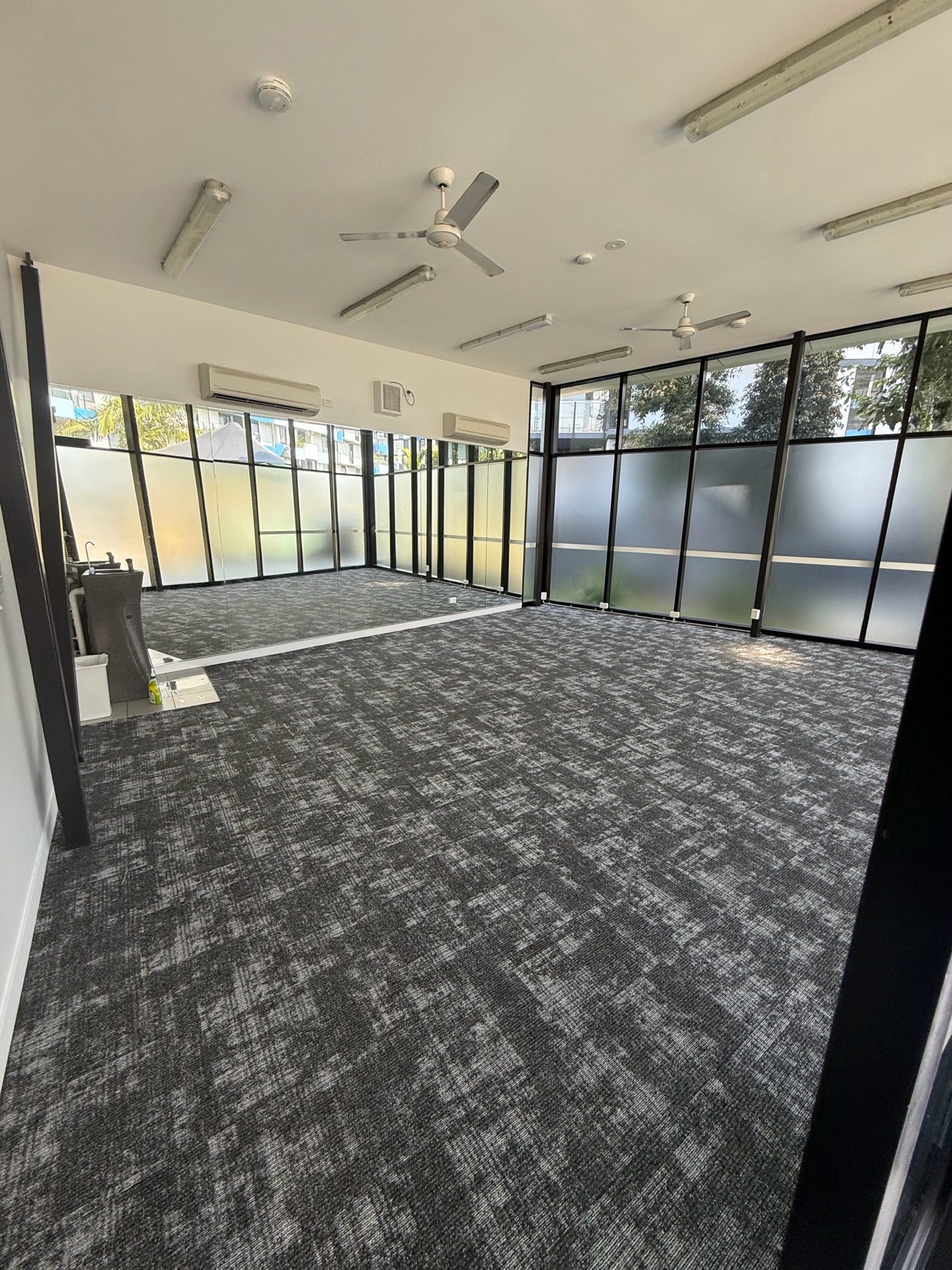 Completed Gold Coast office carpet tile installation